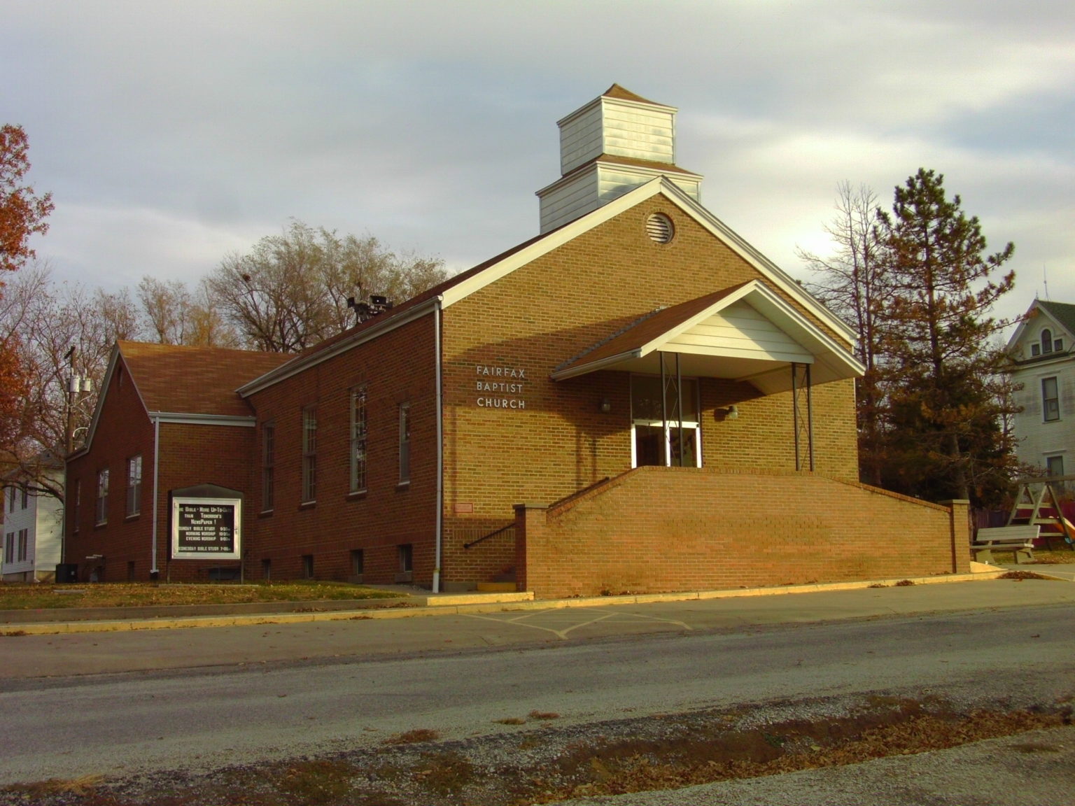 Fairfax Baptist Church An SBCAffiliated Church in Fairfax, MO Since 1884